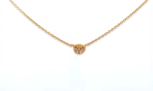 Three-Stone Zircon Necklace