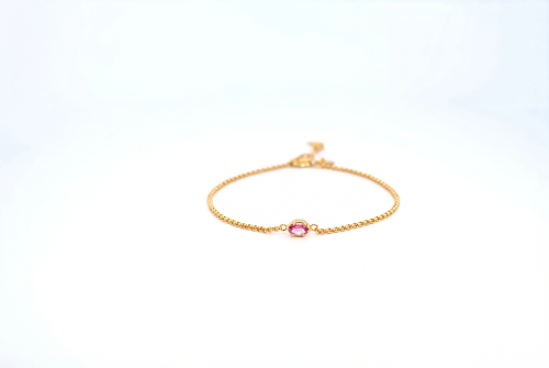 Pink Topaz Bracelet
