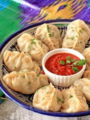 منتو لحم طازة