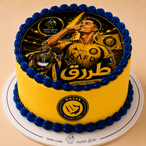 كيكه نادي النصر السعودي ابطال الدوري السعودي