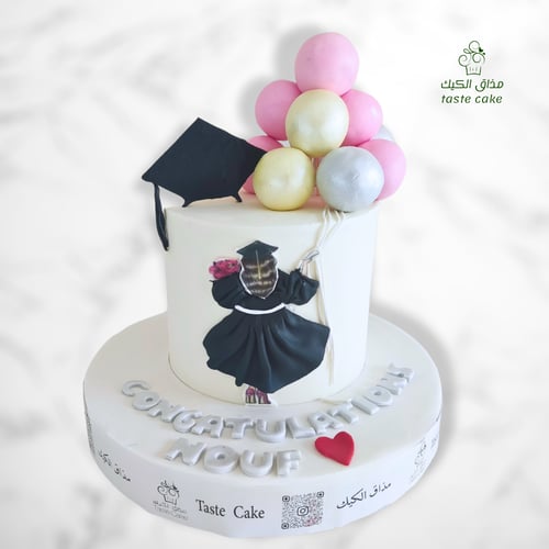 كيك تخرج بنات عصري
