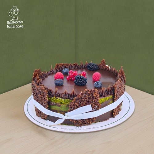 كيكة نوتيلا الفستق - دائريه