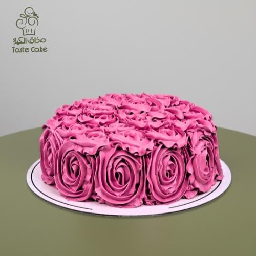 روز كيك وردي بينك