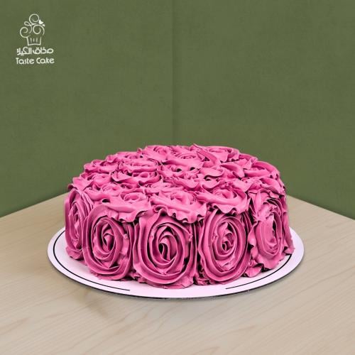 روز كيك وردي بينك