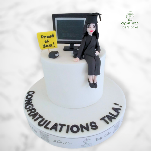 كيك تخرج مجسم you did it !