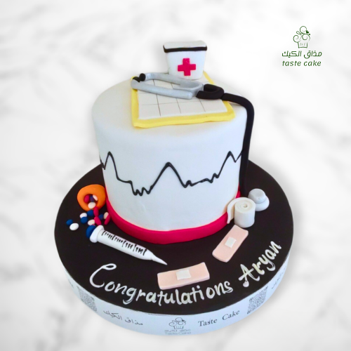 كيك تخرج دكتور او ممرض
