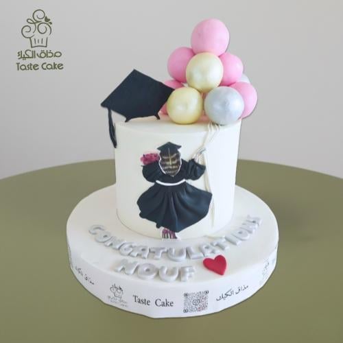 كيك تخرج بنات عصري