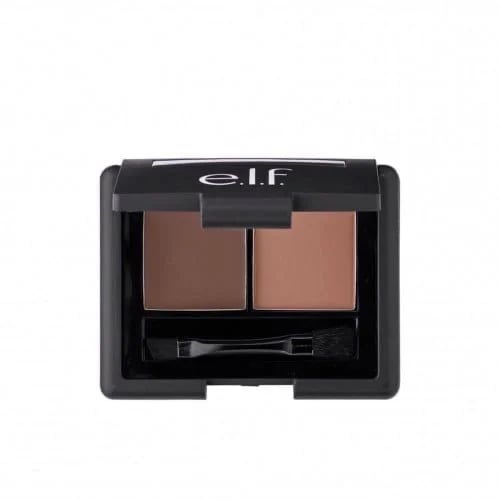 Powder set + eyebrow gel from e.l.f. - Dark Brown