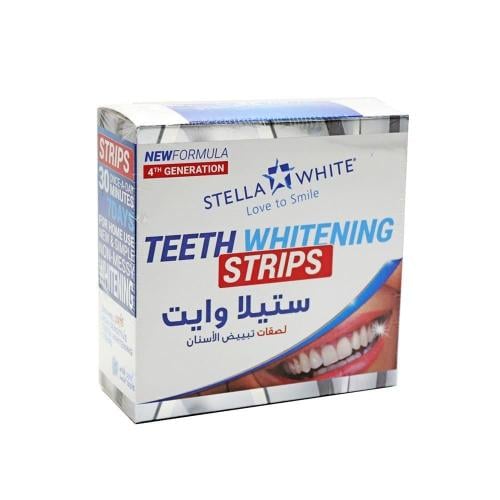 لصقات تبييض الأسنان من ستيلا وايت - 28 لصقة
