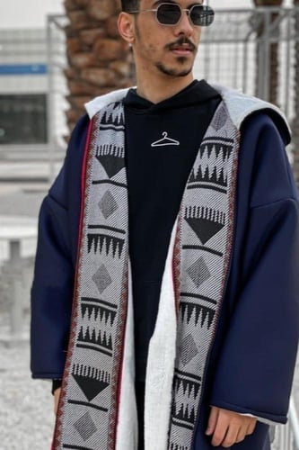 فروة شتوية فاخرة كحلي سدّو رجالي