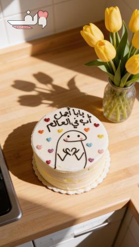 كيك 3 انش بابا اجمل اب في العالم