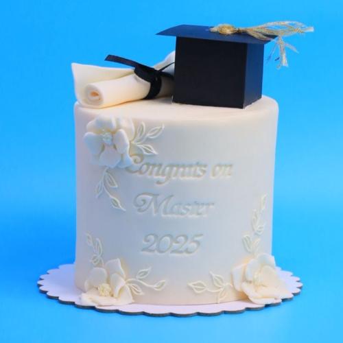 6 انش عجينة سكر مع زياده طبقه congrate