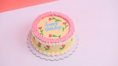 فنتج 6انش طبقتين happy birthday