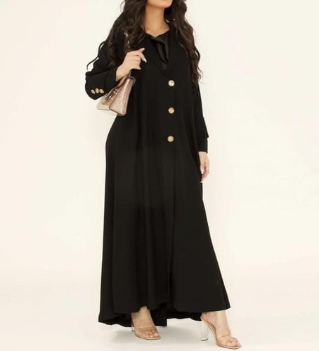 بلايزر تصميم رويال بلاك مع فصوص