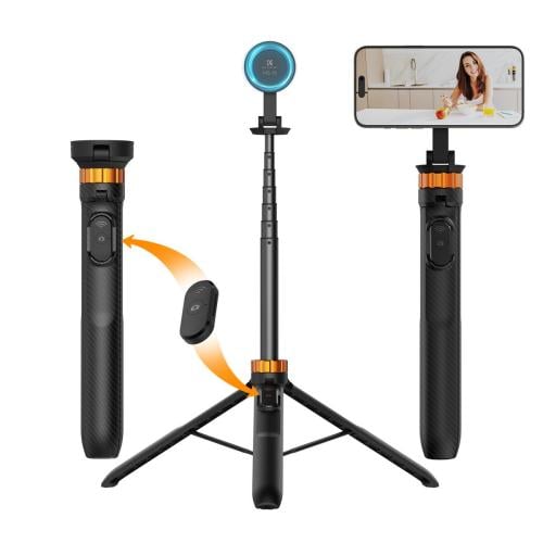 K&F Concept 162cm Magnetic Iphone Tripod Phone Sel...