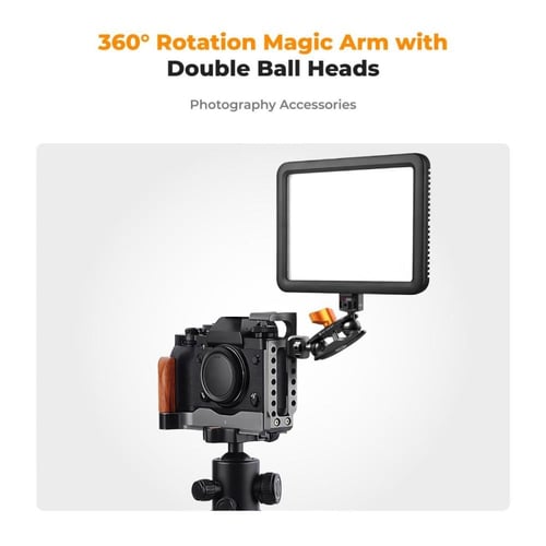 K&F Magic Arm 1/4" Screw with Dual Ball Heads Ms14