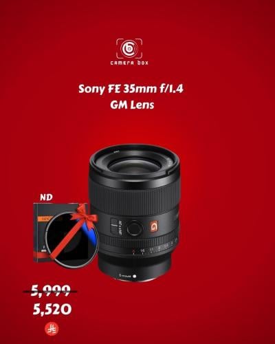 Sony FE 35mm f/1.4 GM Lens