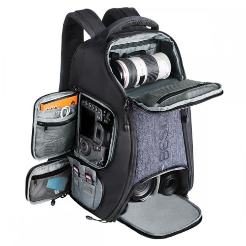 Beschoi Camera Backpack XXL with Rain Cover Waterp...