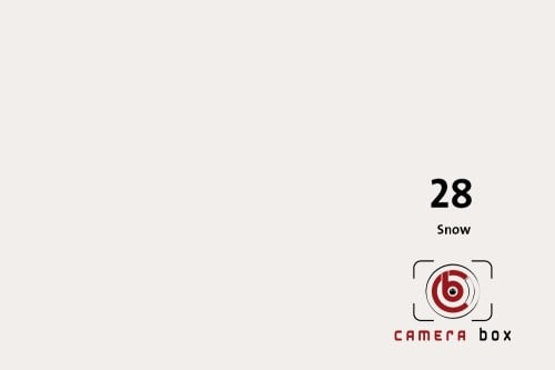 CameraBox #28 Seamless Background Paper (Snow, 1.3...