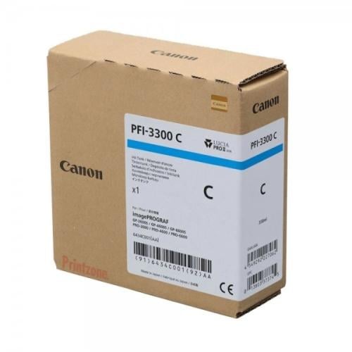 Canon PFI-3300C Cyan Ink 330ml) PRO-2600/PRO-4600/...