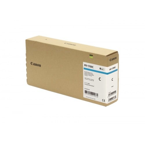 Canon PFI-1700 Cyan Pigment Ink Tank (700mL) PRO-2...