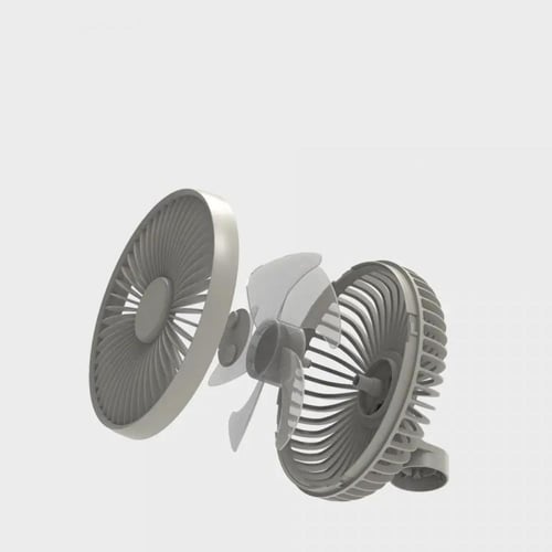K&F Concept Camping Fan with LED Light, Three Wind...