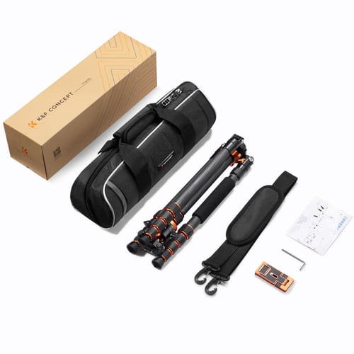 67"/1.7m Carbon Fiber Tripod 22lbs Load Lightweigh...