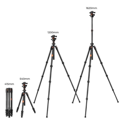 K&F Concept X-Series Carbon Fibre Travel Tripod K2...