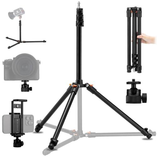 K&F Concept 2.6m Aluminum Folding Light Stand – Ba...