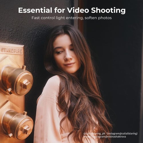 K&F Concept 67mm Black Mist 1/4 + ND2-400 Variable...