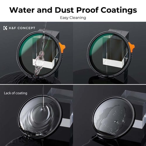 K&F Concept 77 mm Variable ND Filter ND3-ND1000 KF...