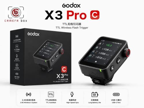 Godox X3Pro C Touchscreen TTL Wireless Flash Trigger for Canon