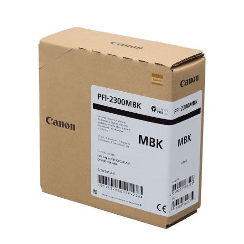 Canon PFI-2300MBK Matte Black Ink 330ml) PRO-2600/...