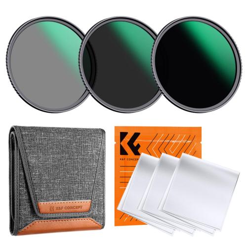 K&F Concept 82mm ND8+ND64+ND1000 Lens Filter Kit w...