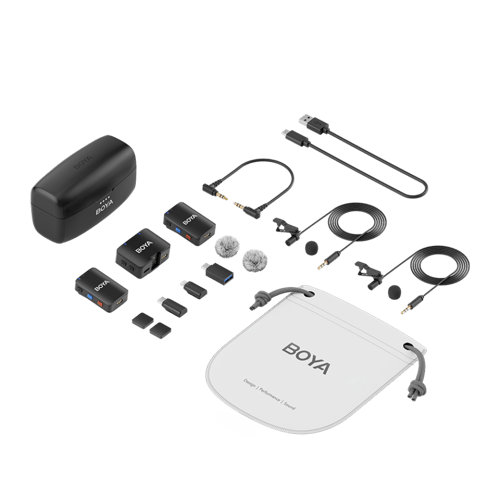 BOYA BOYAMIC 2-Person Wireless Microphone System f...