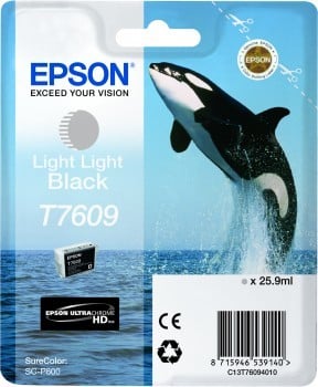 Epson T7609 LIGHT LIGHT BLACK-P600