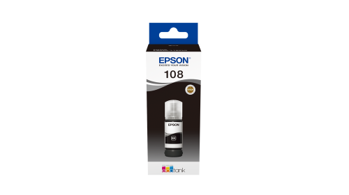 Epson 108 Mastilo Ink Original Crno Black Printer...