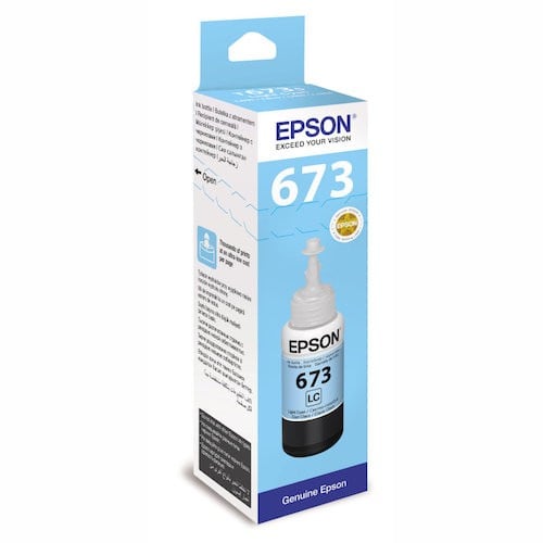 إبسون EPSON L800/L805/L810/L850/L1800 زجاجة حبر أز...