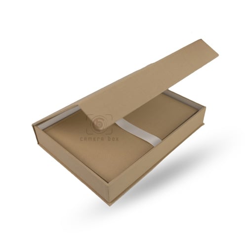 ألبوم بدون حشو قماش بيج A4