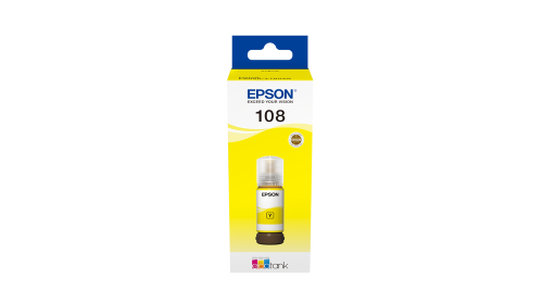 Epson 108 Mastilo Ink Original Zuto Yellow Printer...