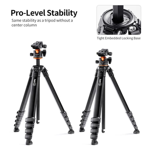 K&F Concept Compact Travel Tripod Aluminium Camera...
