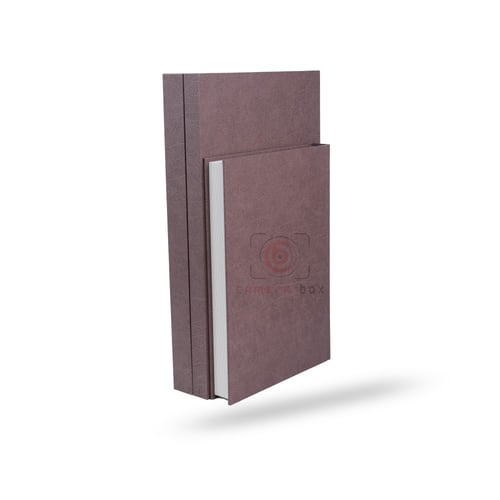 ألبوم مع حشو 20 صورة بني A5+USB