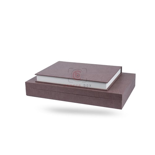 ألبوم مع حشو 20 صورة بني A5+USB