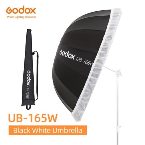 Godox Parabolic Umbrella white 165 CM With Diffuse...