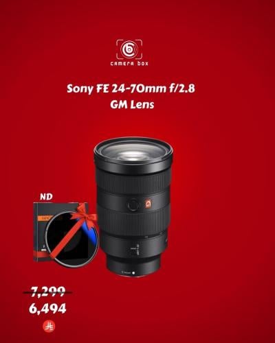 Sony FE 24-70mm f/2.8 GM Lens