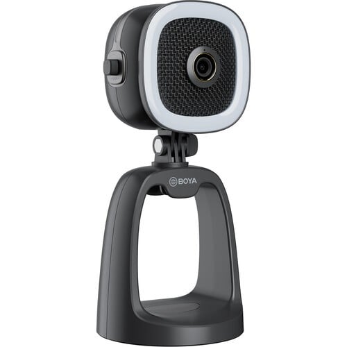 BOYA BY-CM6A All-in-One Full HD 1080p USB Webcam w...