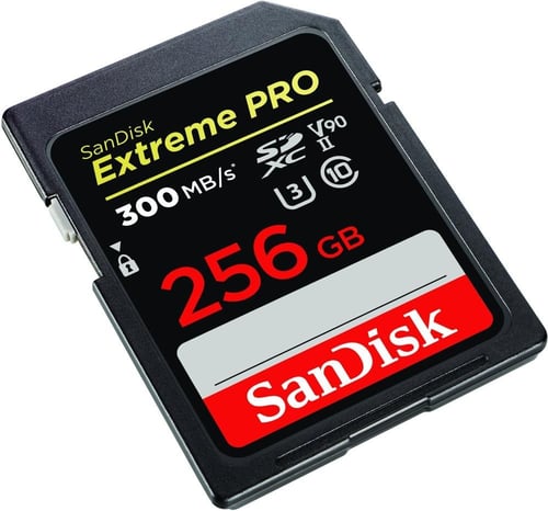 SanDisk Extreme Pro SDXC 256GB 300/260 MB/s UHS-II...