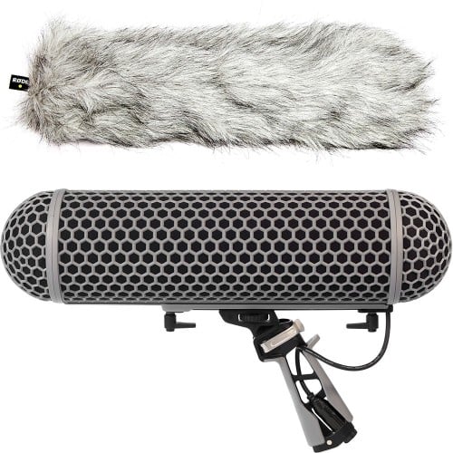 Rode Blimp Windshield and Rycote Shock Mount Suspe...