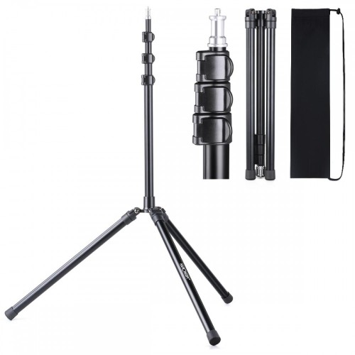 K&F Concept 2.1m Aluminium Light Stand, Heavy Duty...