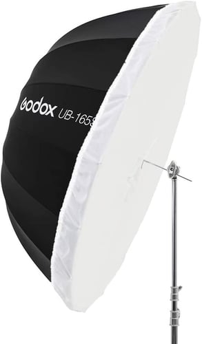 Godox Parabolic Umbrella Silver Black UB-165 CM Wi...